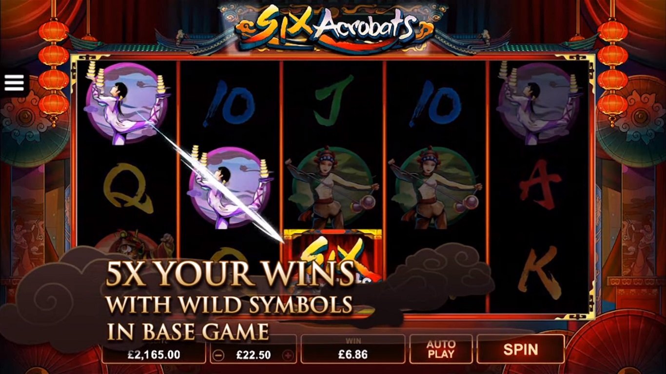 Six Acrobats Slot Demo Image