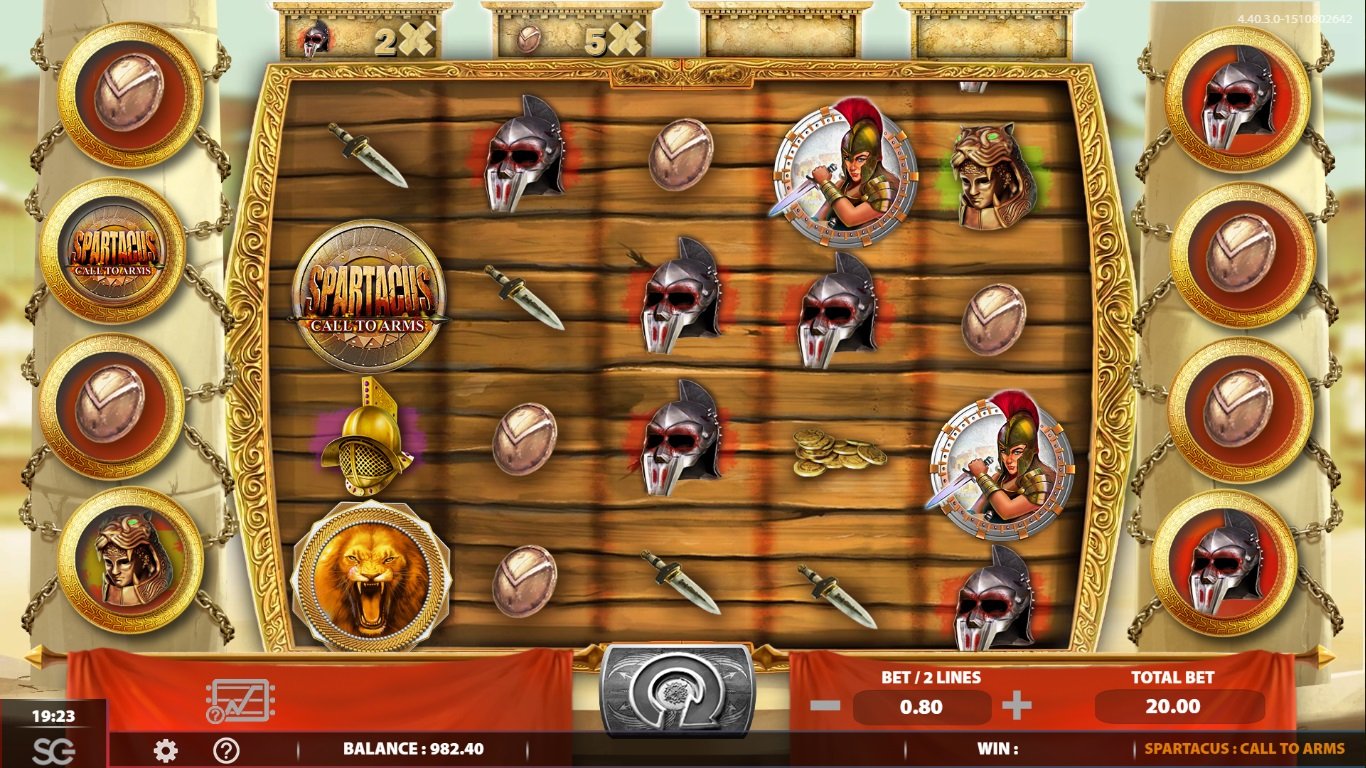 Spartacus: Call to Arms Slot Demo Image