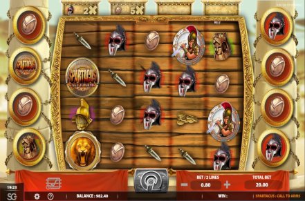 Spartacus: Call to Arms Slot Logo
