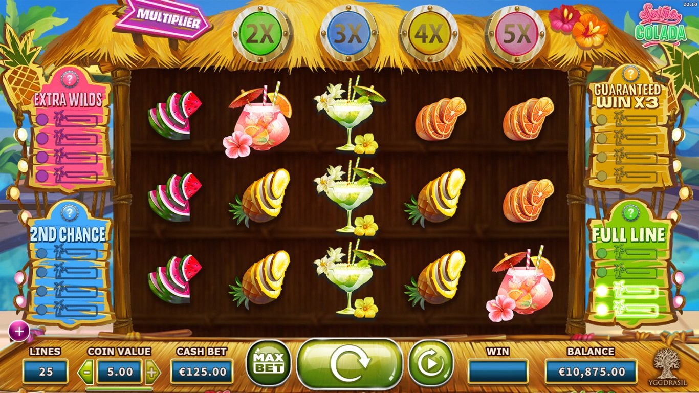 Spina Colada Slot Demo Image
