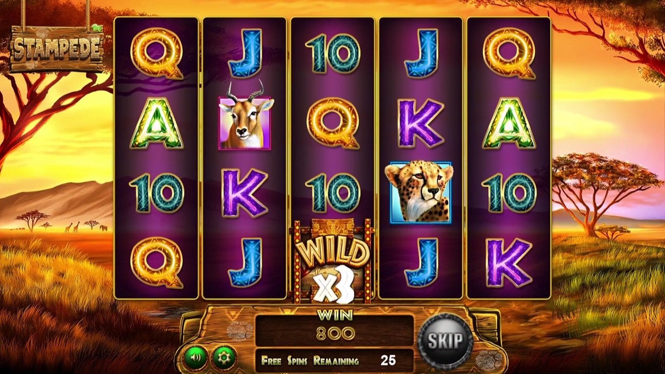 Stampede Slot Demo Image