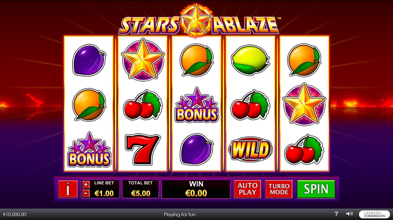 Stars Ablaze Slot Demo Image