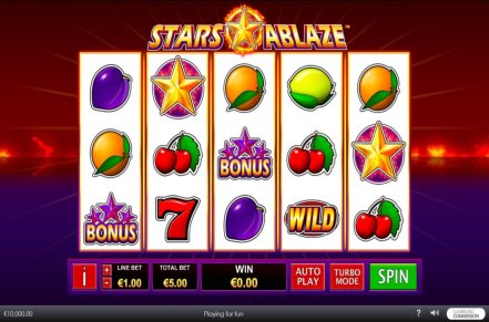Stars Ablaze Slot Logo
