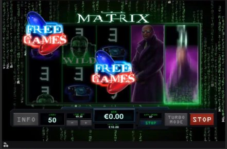 The Matrix Slot Logo