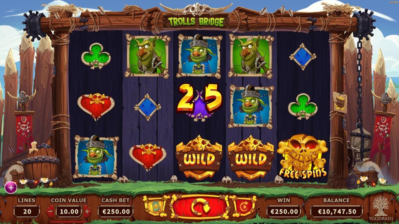 Trolls Bridge Slot Demo Image