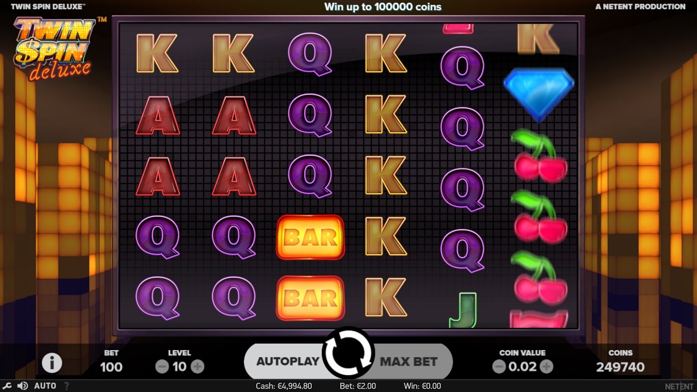 Twin Spin Deluxe Slot Demo Image