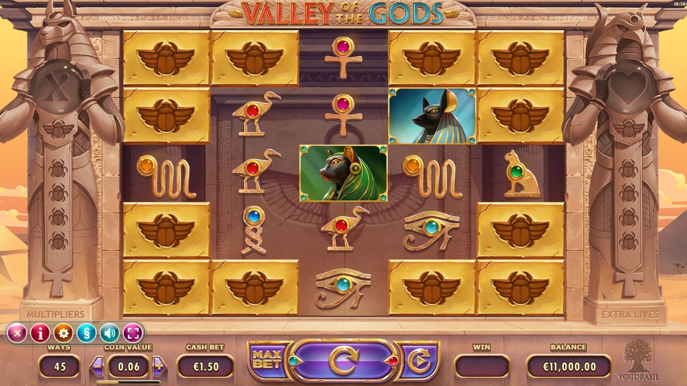 Valley Of The Gods Slot Slot Image in Demo - pic. 2
