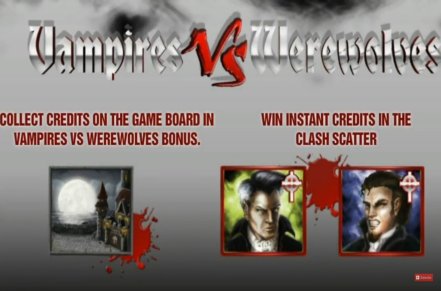 Vampires vs Werewolves Slot Logo