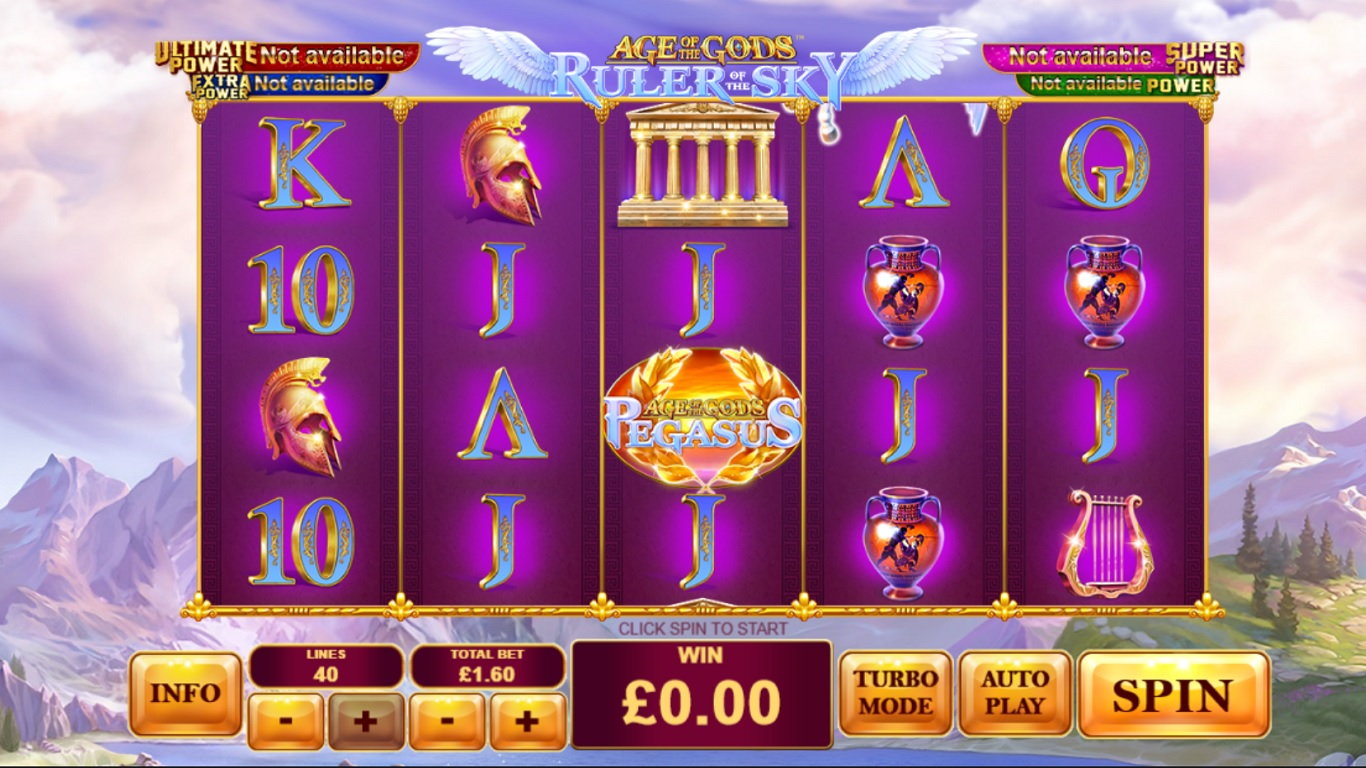 Age of the Gods Ruler of the Sky Slot Demo Image