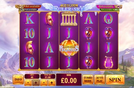 Age of the Gods Ruler of the Sky Slot Logo