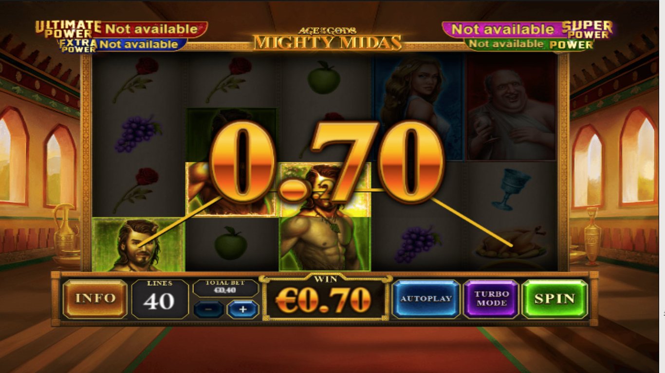 Age of the Gods Mighty Midas Slot Slot Image in Demo - pic. 2