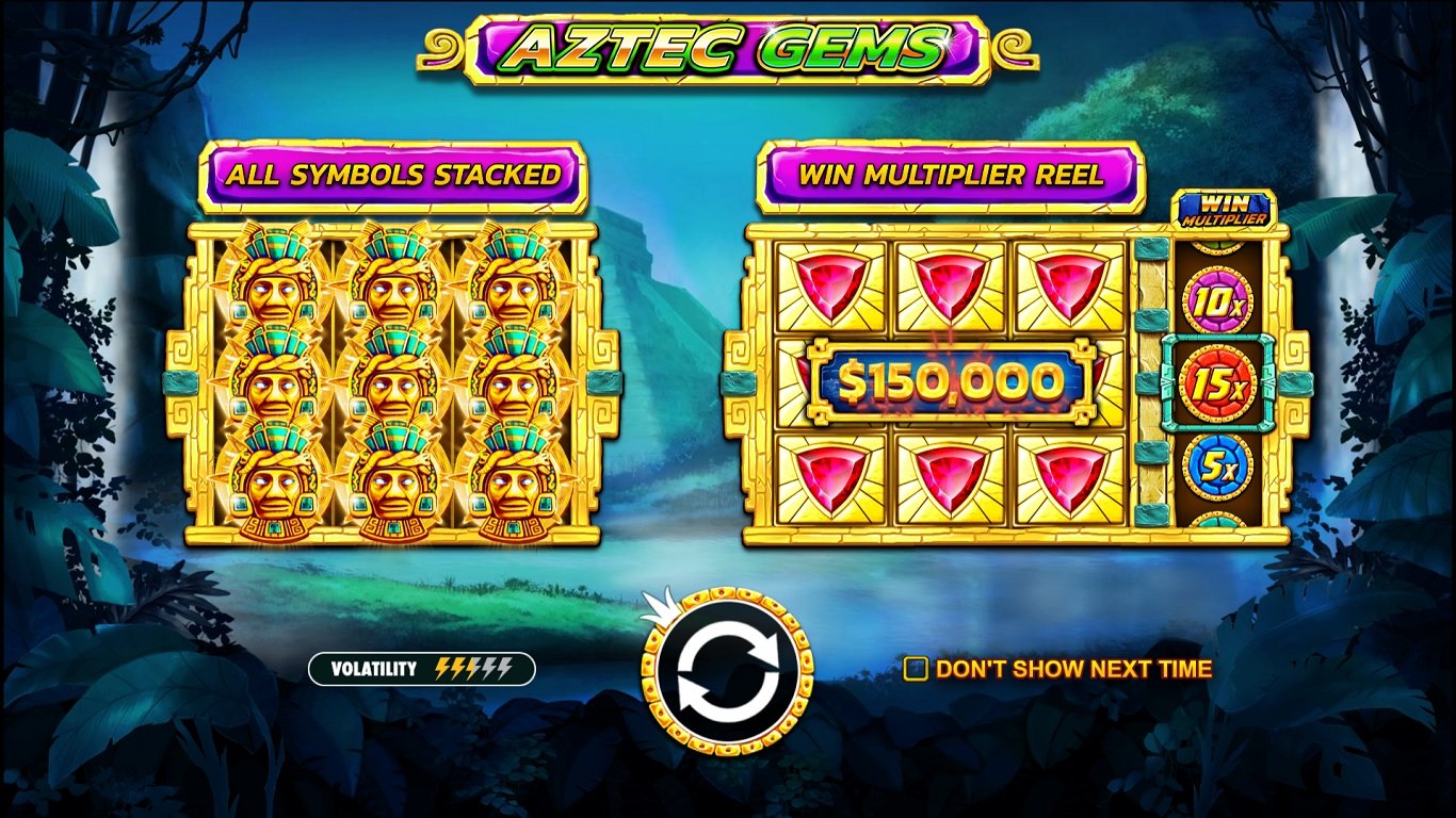 Aztec Gems Slot Demo Image