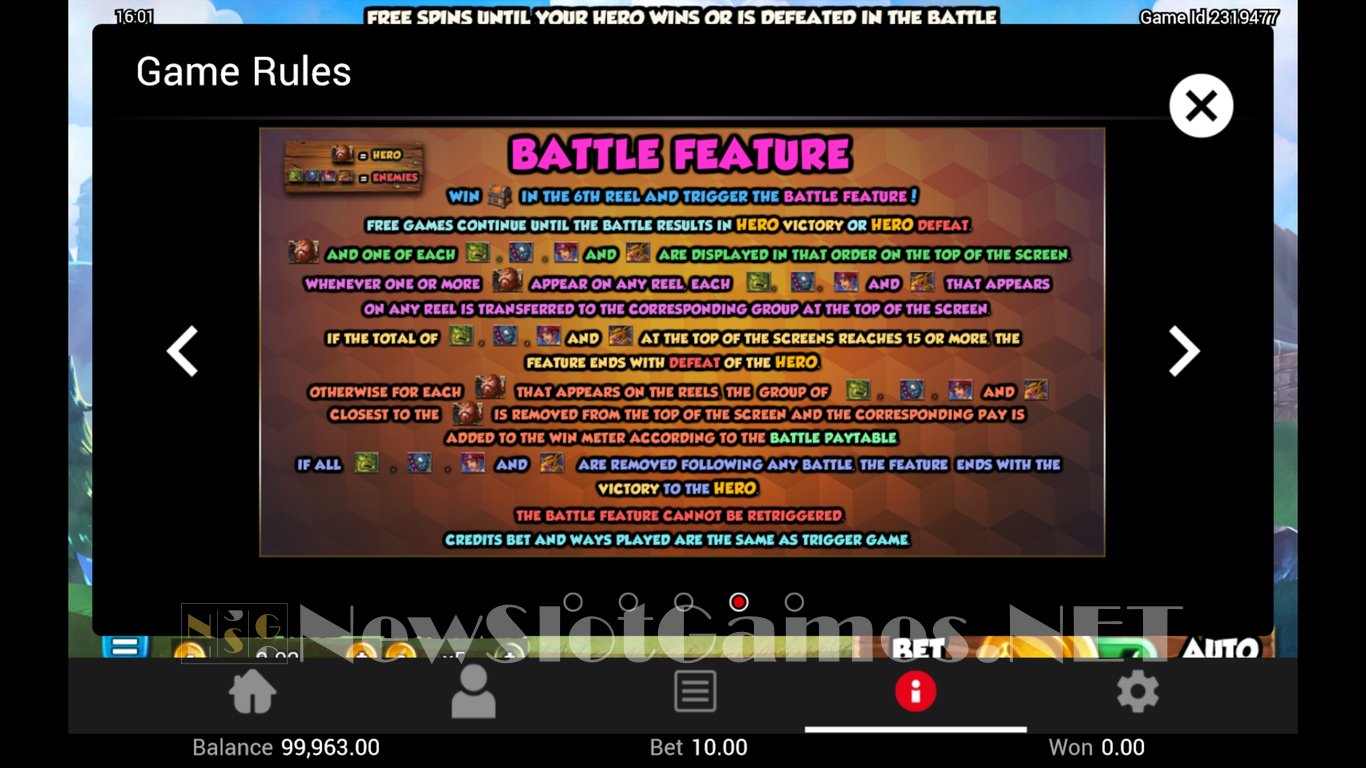 Battle Heroes Slot Slot Image in Demo - pic. 8