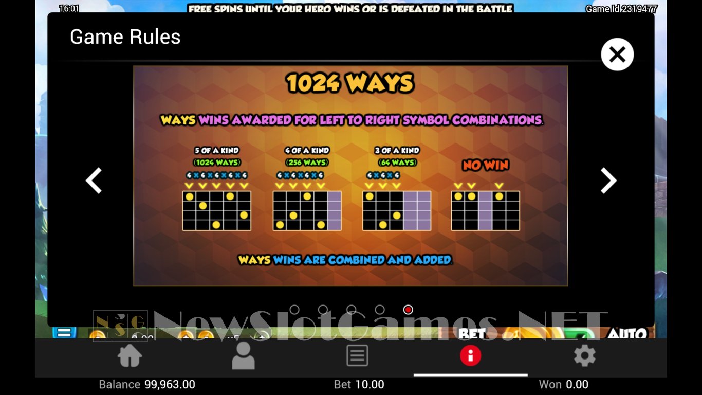 Battle Heroes Slot Slot Image in Demo - pic. 9