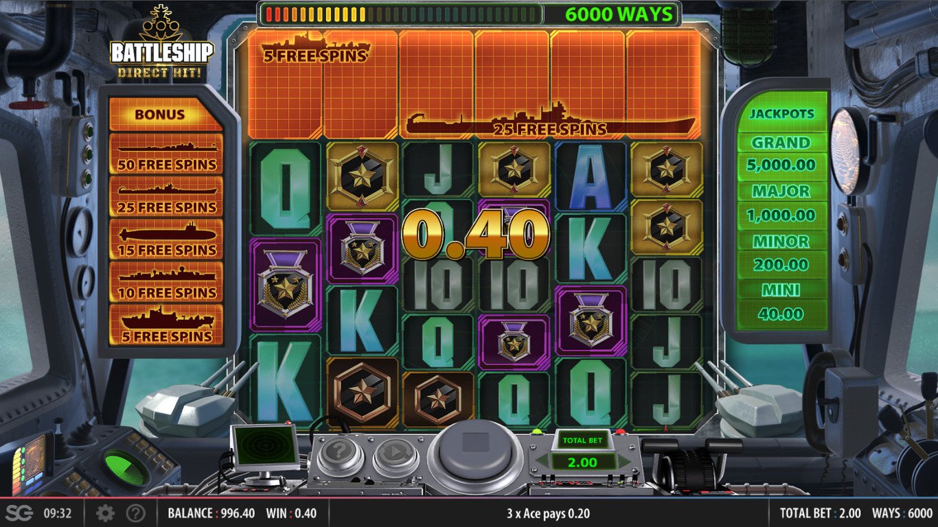 Battleship Direct Hit Slot Slot Image in Demo - pic. 2