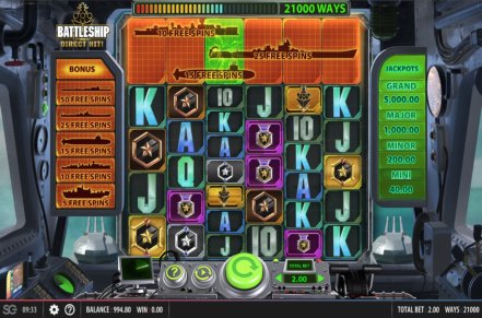 Battleship Direct Hit Slot Logo