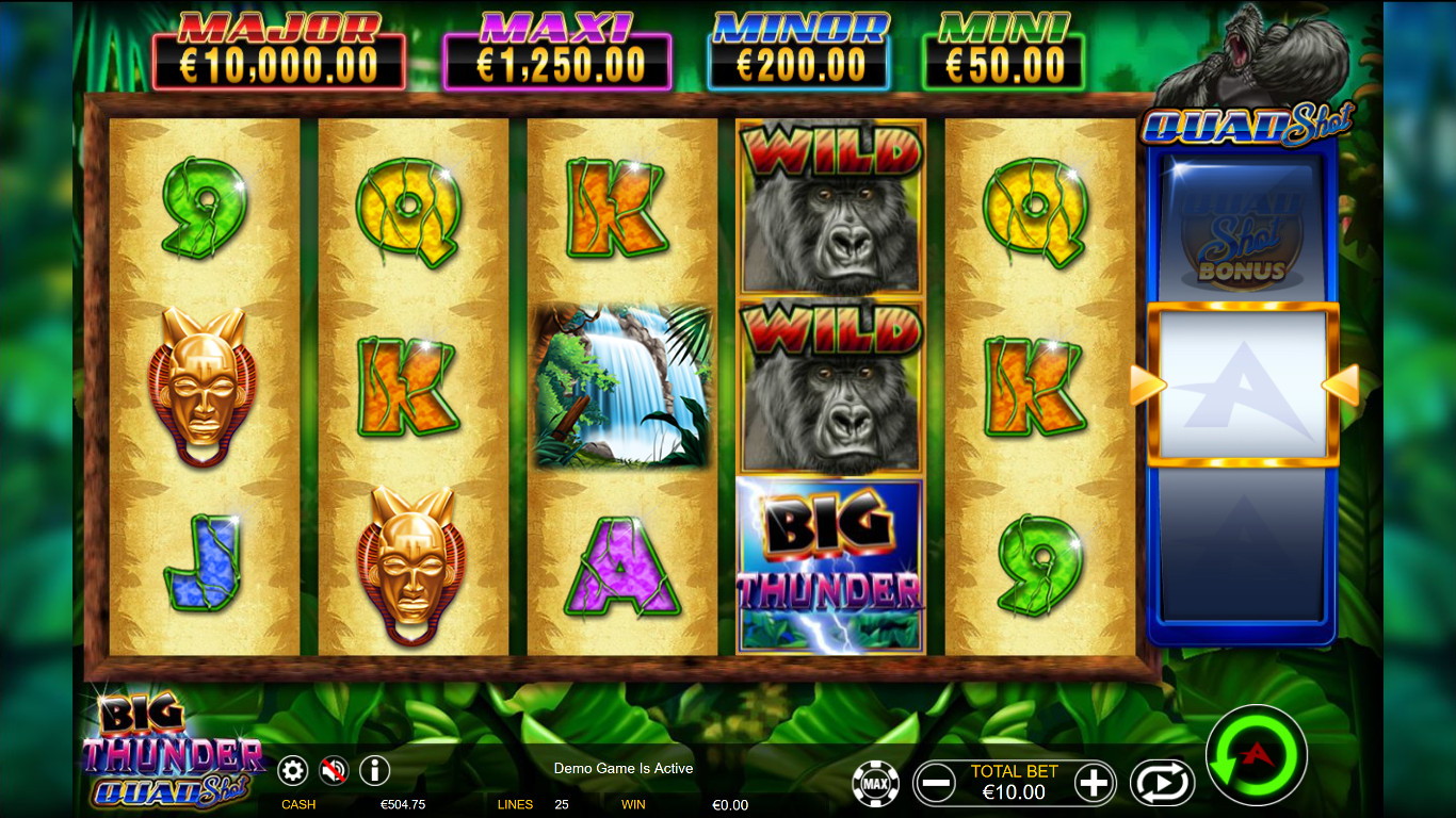 Big Thunder: Quad Shot Slot Demo Image