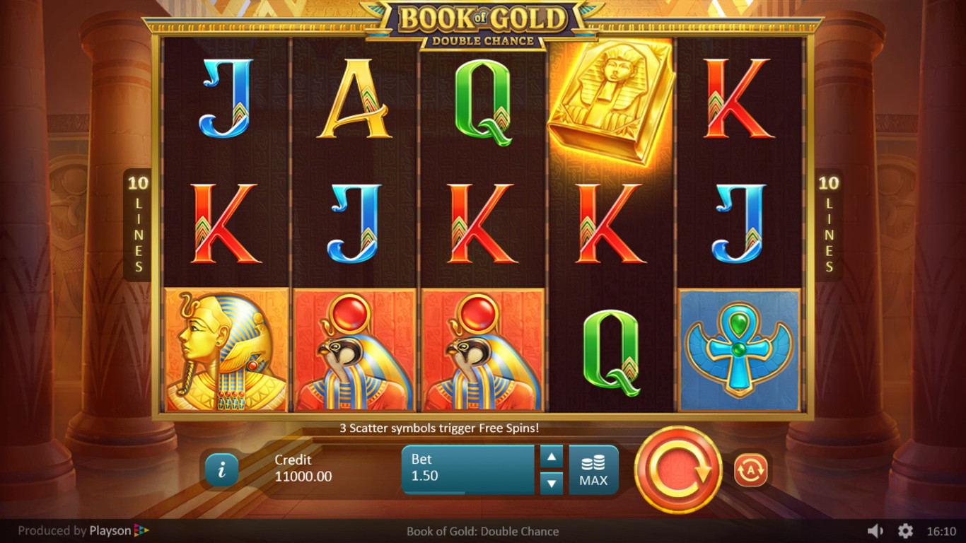 Book of Gold Double Chance Slot Demo Image