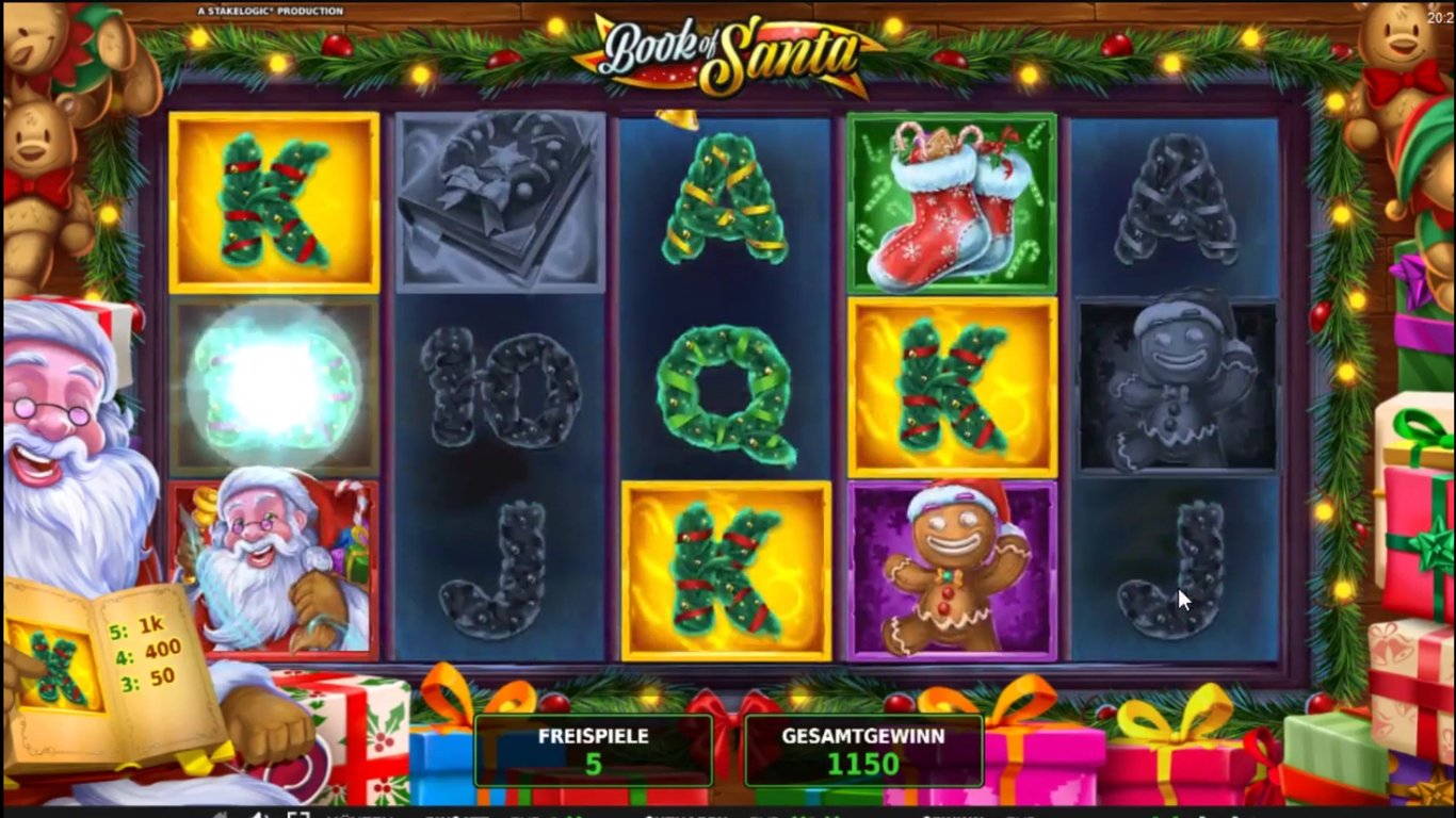 Book of Santa Slot Demo Image
