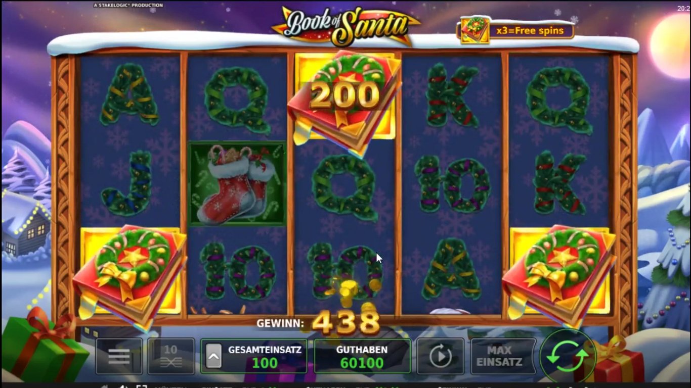 Book of Santa Slot Slot Image in Demo - pic. 2