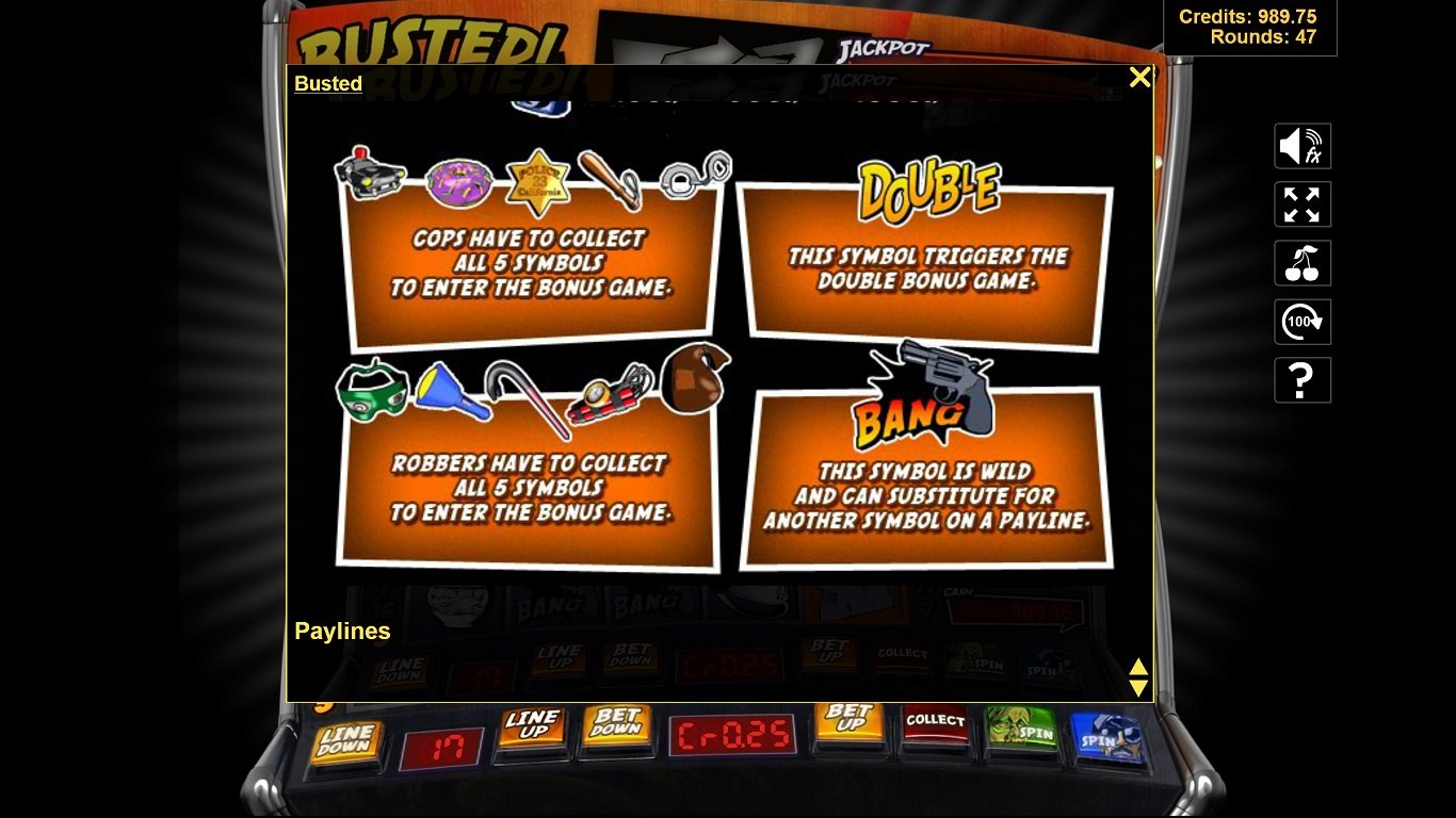 Busted Slot Slot Image in Demo - pic. 3