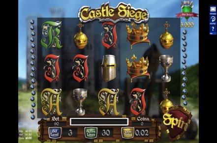 Castle Siege Slot Logo
