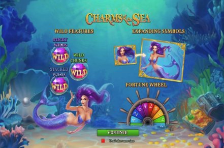 Charms of the Sea Slot Logo