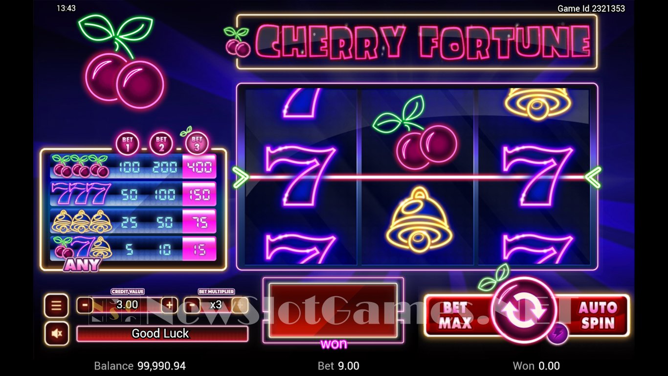 Cherry Fortune Slot Demo Image