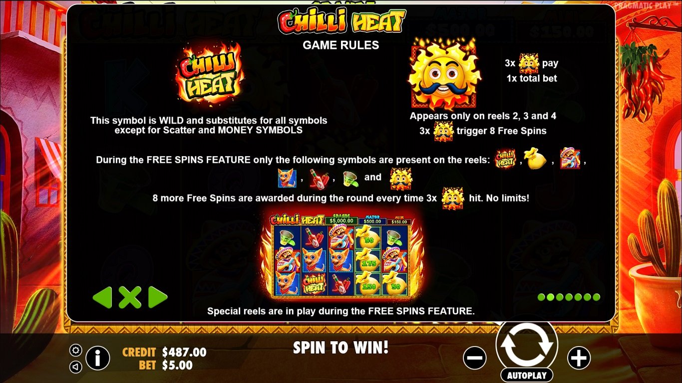 Chilli Heat Slot Slot Image in Demo - pic. 2