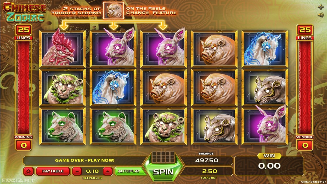 Chinese Zodiac Slot Demo Image