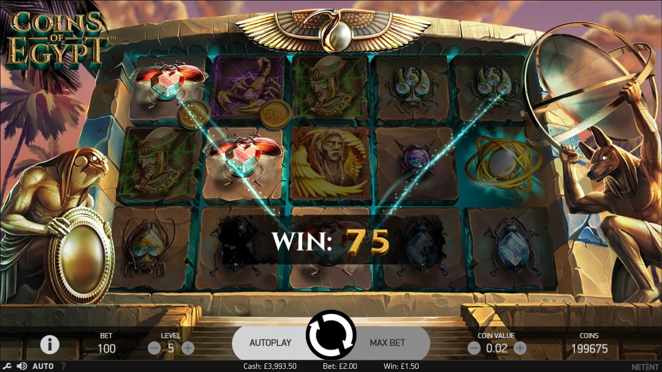 Coins of Egypt Slot Slot Image in Demo - pic. 2