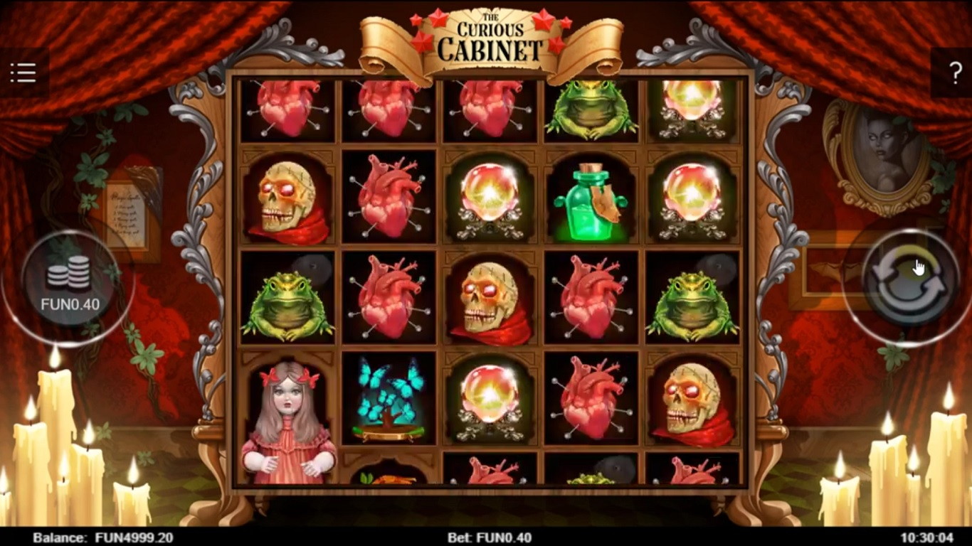 The Curious Cabinet Slot Demo Image
