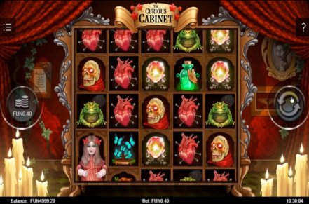 The Curious Cabinet Slot Logo