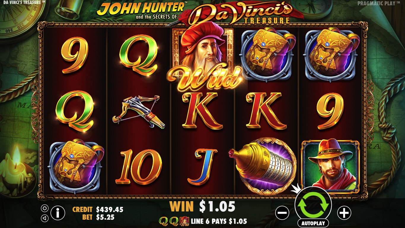 Da Vincis Treasure Slot Slot Image in Demo - pic. 2