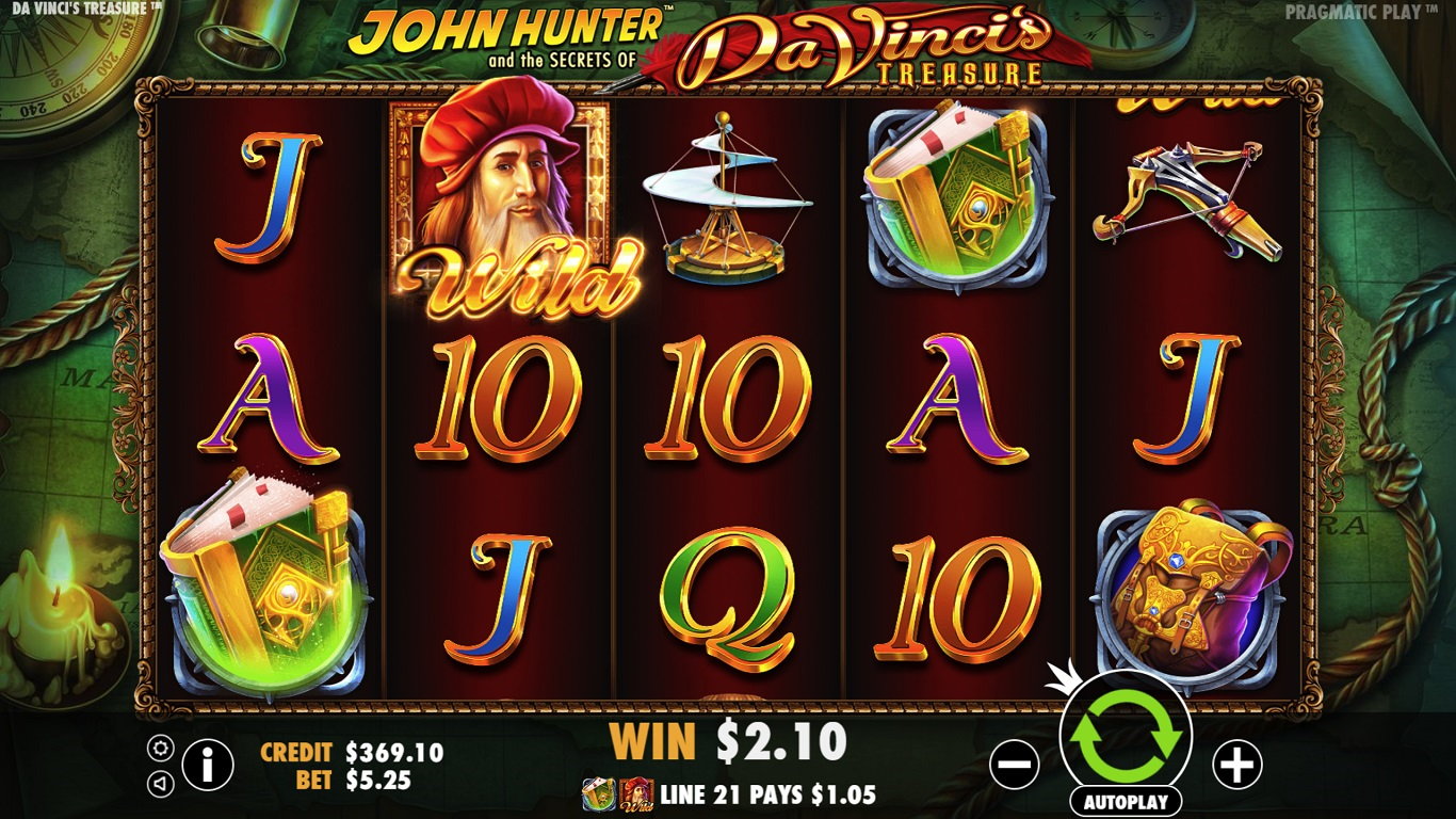 Da Vincis Treasure Slot Slot Image in Demo - pic. 3