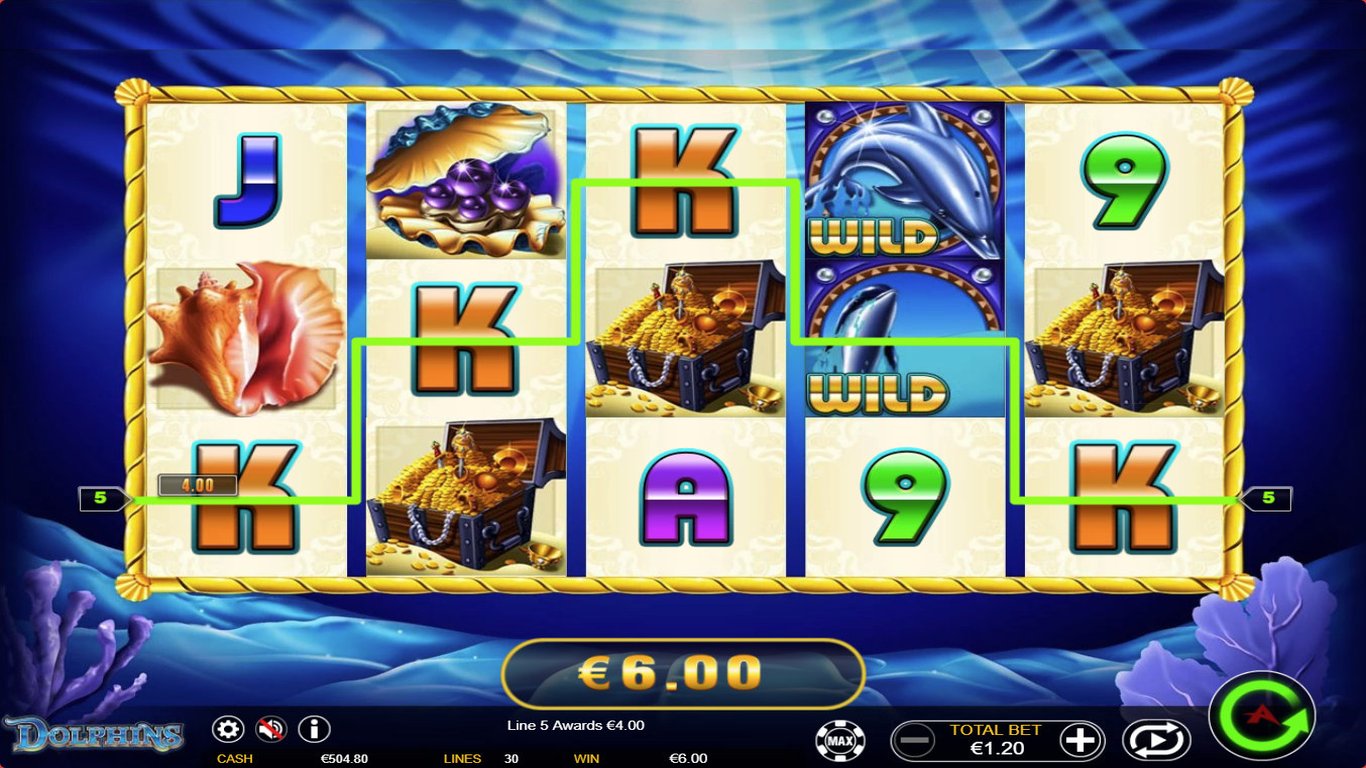 Dolphins Slot Demo Image