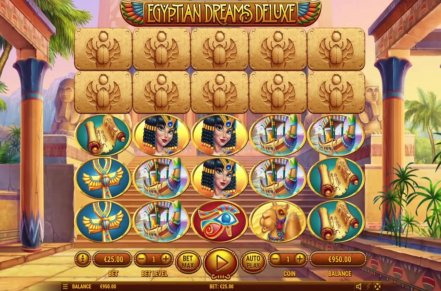 Egyptian Dreams Deluxe Slot Logo
