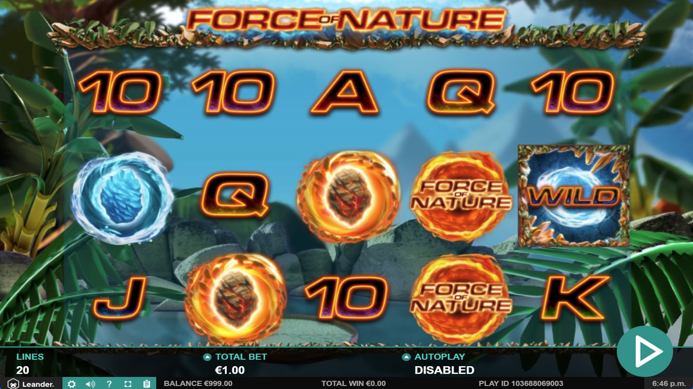 Force of Nature Slot Demo Image