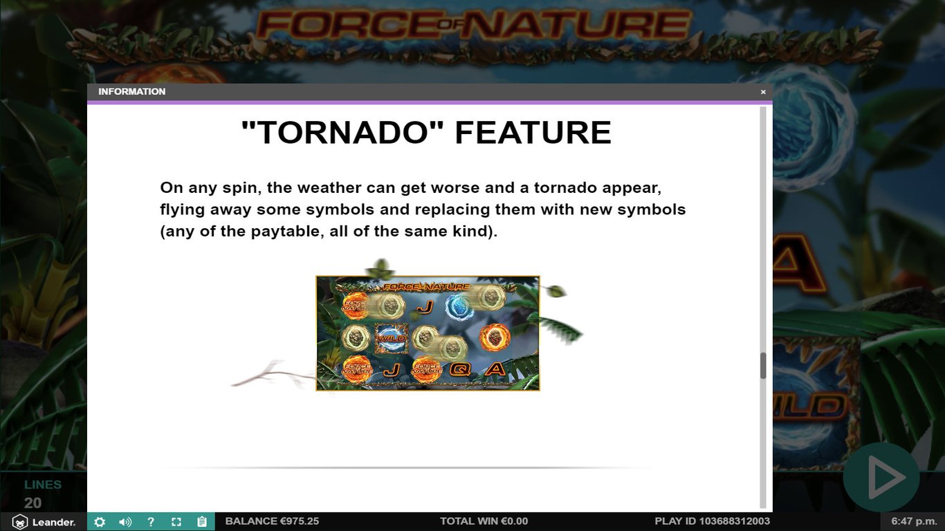 Force of Nature Slot Slot Image in Demo - pic. 3