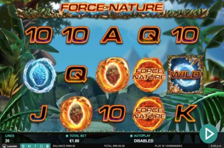 Force of Nature Slot Logo
