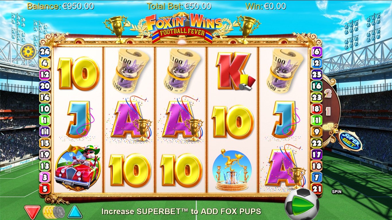 Foxin Wins Football Fever Slot Demo Image