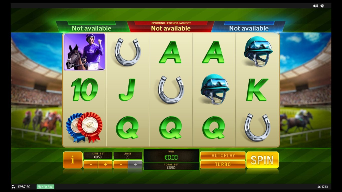 Frankie Dettori Sporting Legends Slot Demo Image