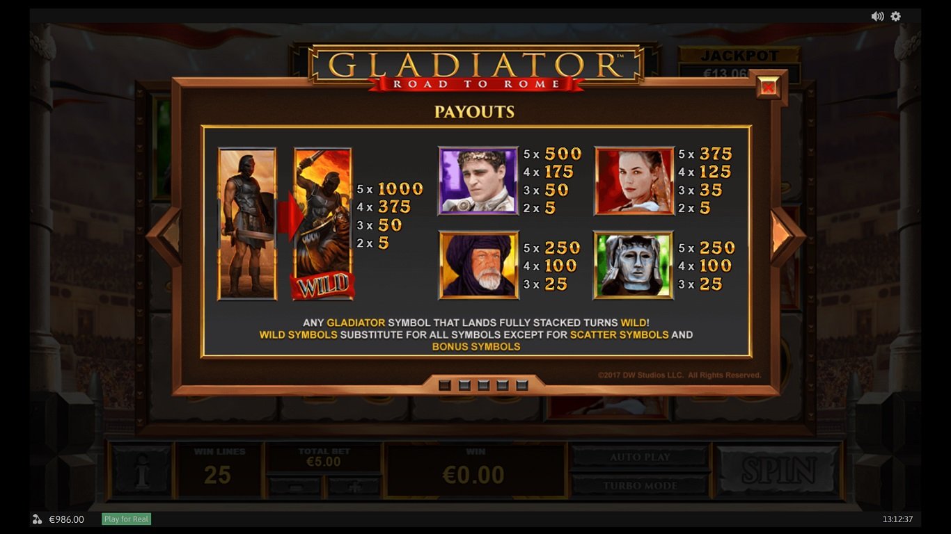 Gladiator Road to Rome Slot Slot Image in Demo - pic. 2