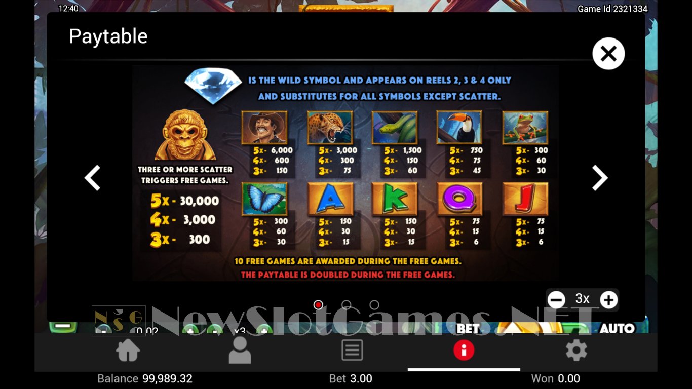 Golden Amazon Slot Slot Image in Demo - pic. 5