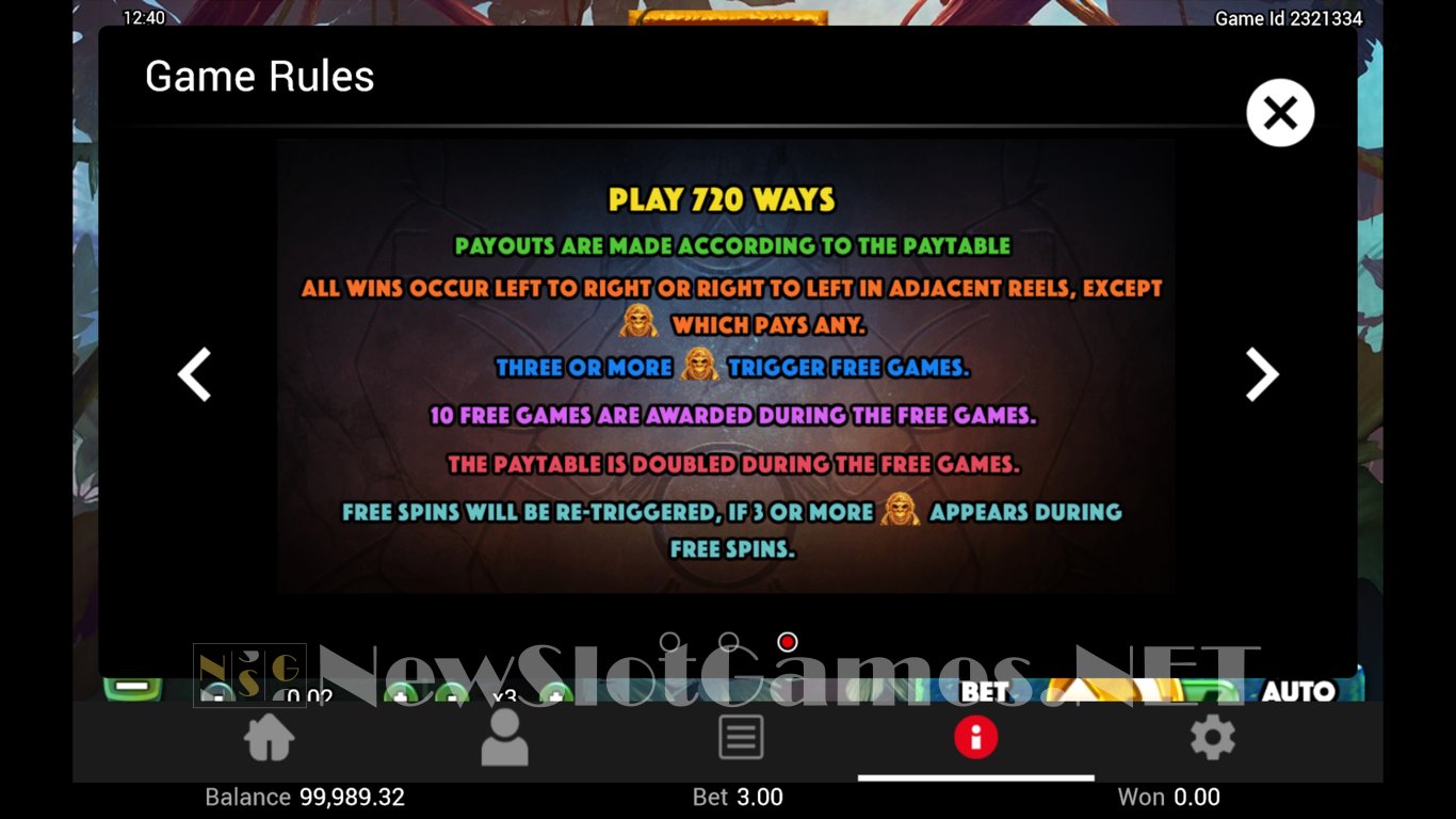 Golden Amazon Slot Slot Image in Demo - pic. 7