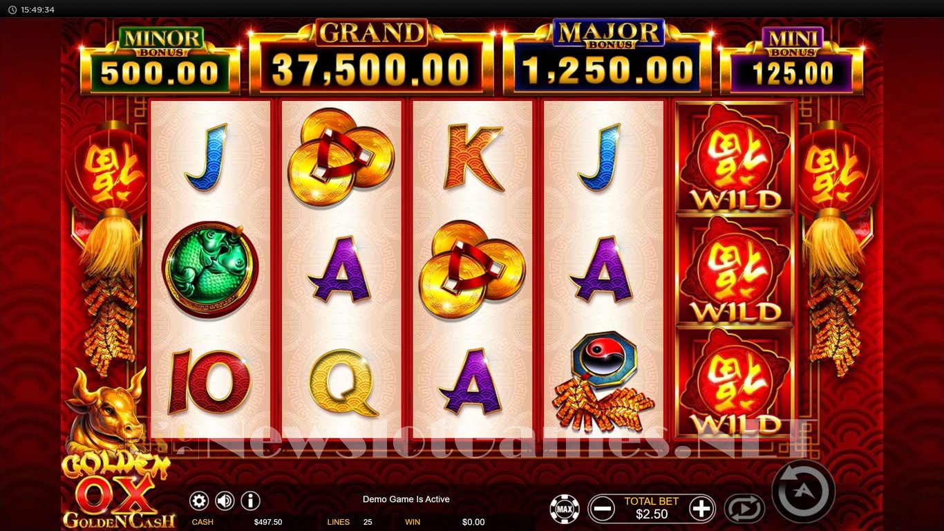 Golden Ox Slot Demo Image