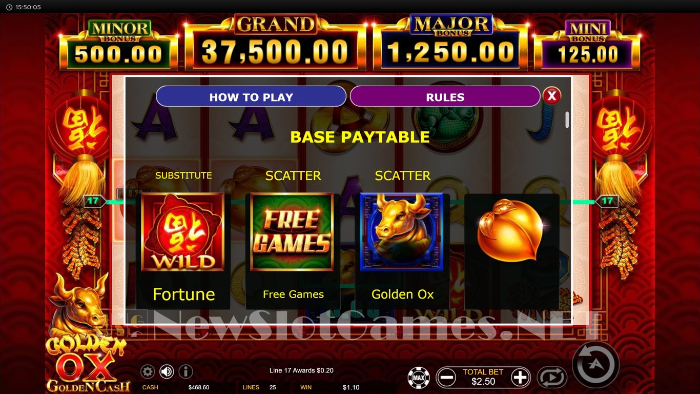 Golden Ox Slot Slot Image in Demo - pic. 3