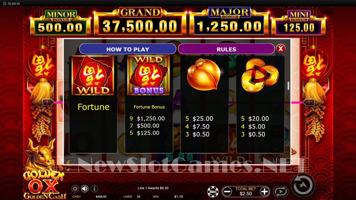 Golden Ox Slot Slot Image in Demo - pic. 4