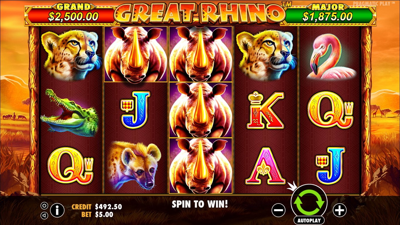 Great Rhino Slot Demo Image