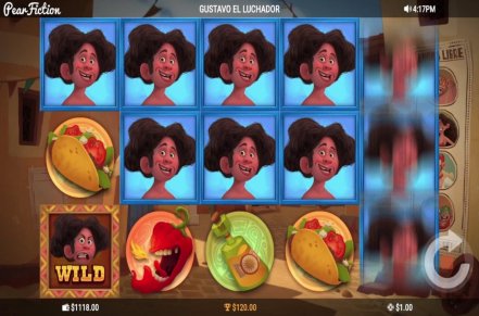 Gustavo El Luchador Slot Logo